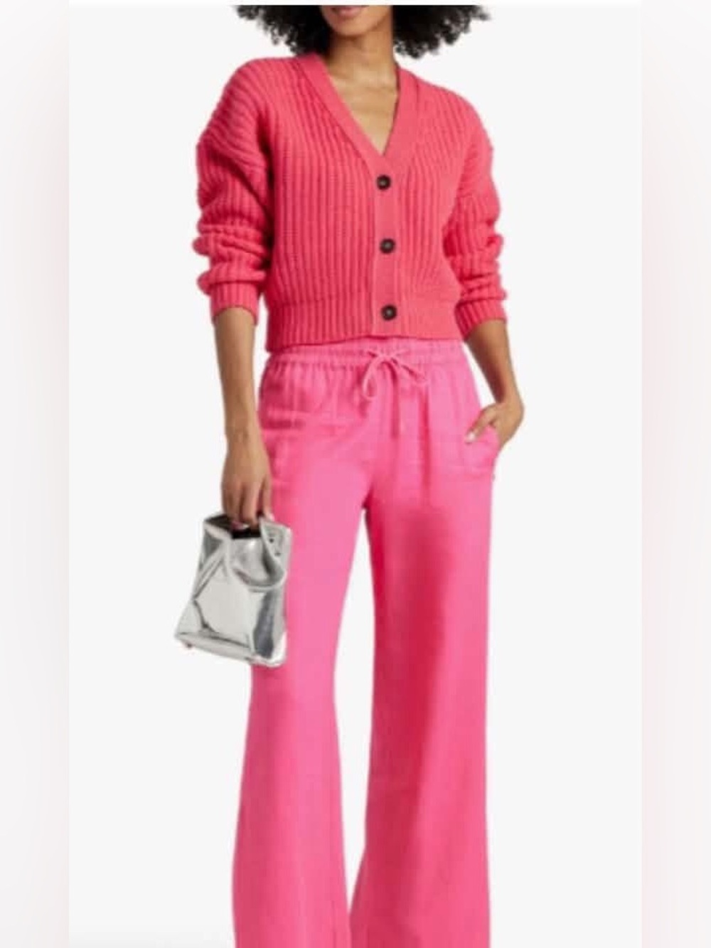 Frame ‘70s Cropped Cardigan Sweater, NEW ($498)!